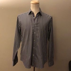 BUGATCHI UOMO Striped, Button Up Shirt